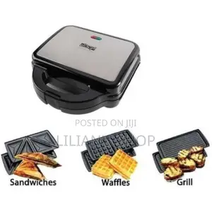 DSP 3 In1 Waffle Maker Sandwich Maker Barbecue Toaster