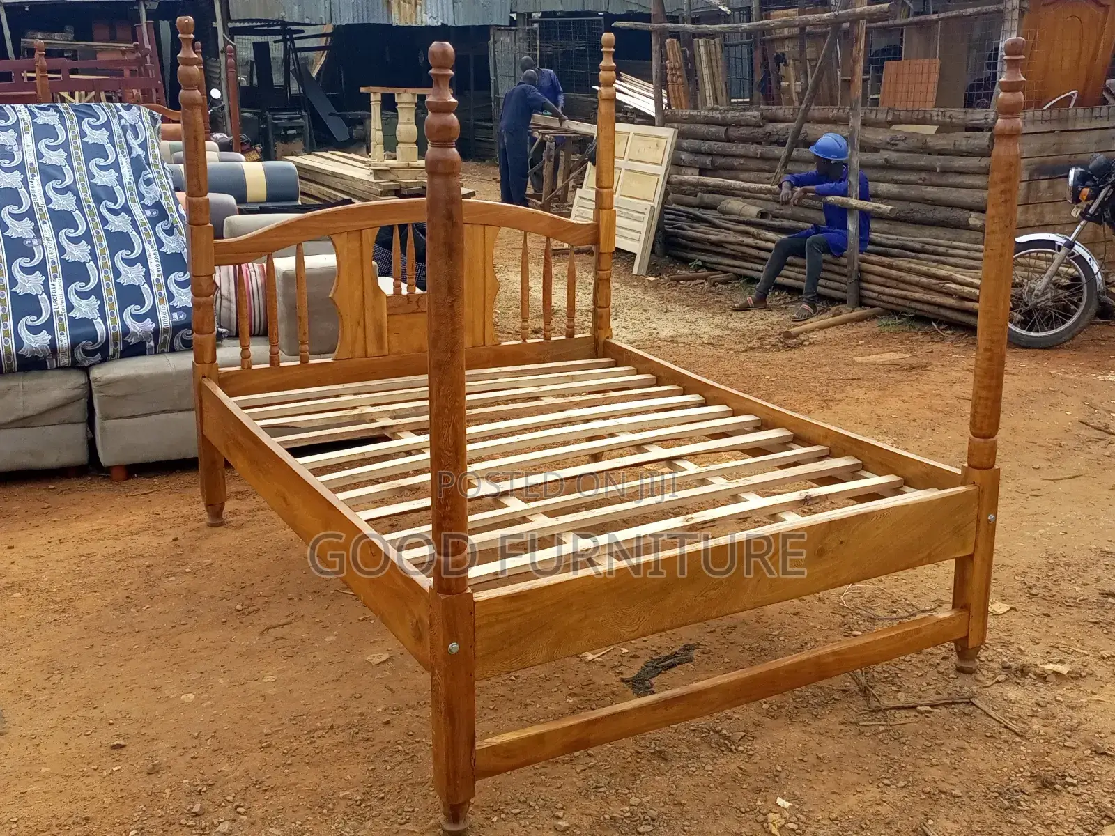 Beautiful Pole 5*6 Bed