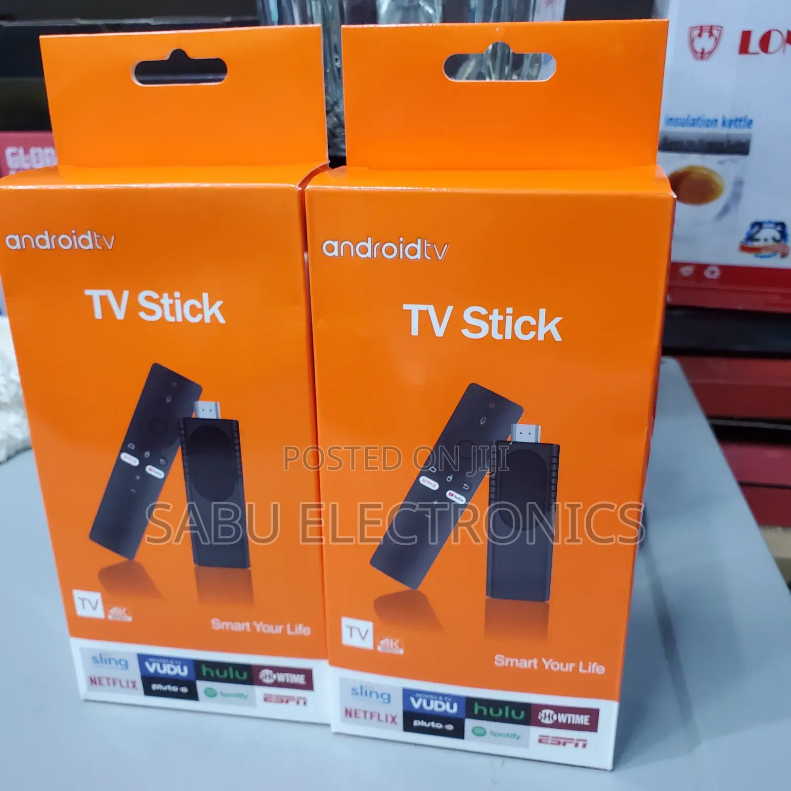 Android TV Stick With Bluetooth- - 2+16GB Internal Storage