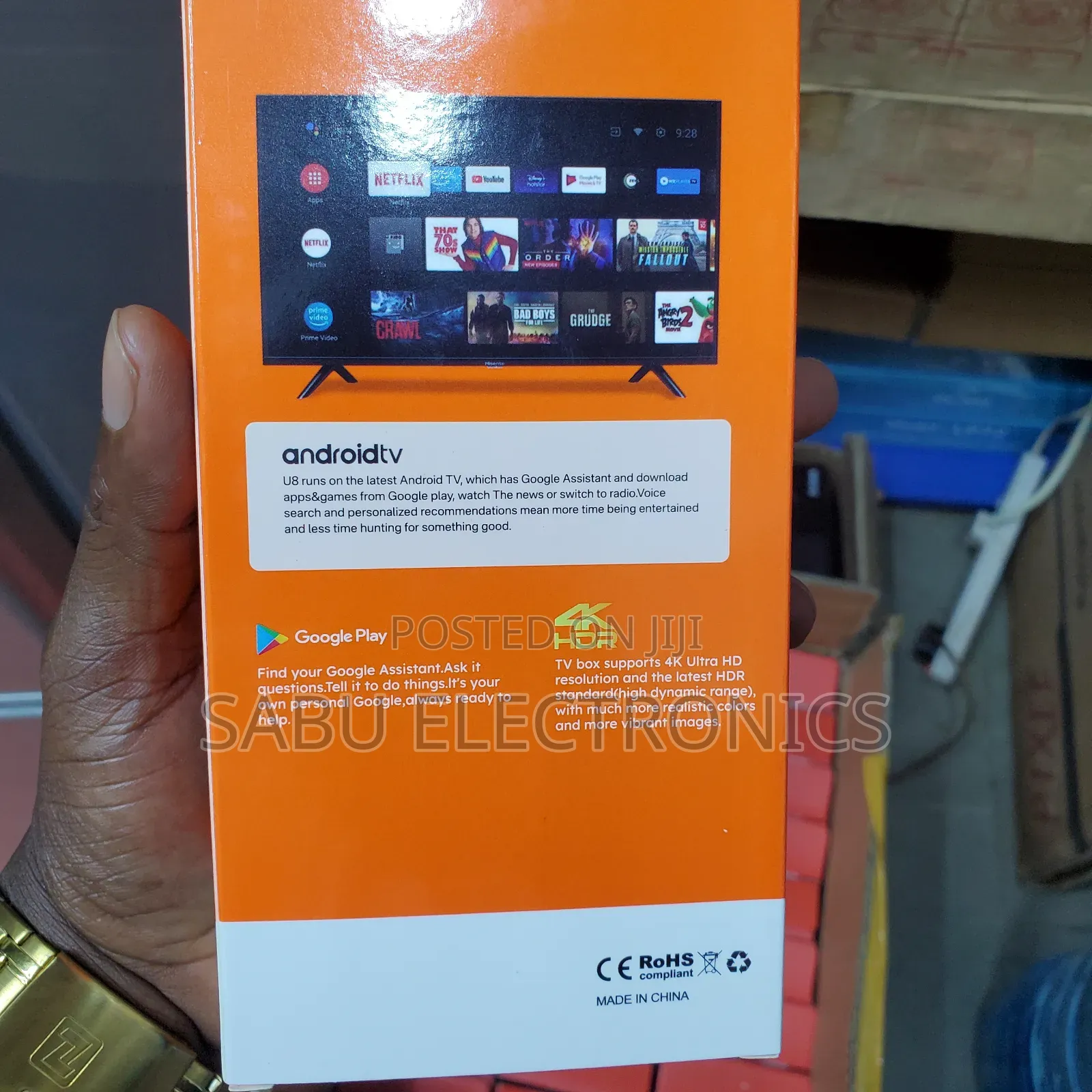 Android TV Stick With Bluetooth- - 2+16GB Internal Storage