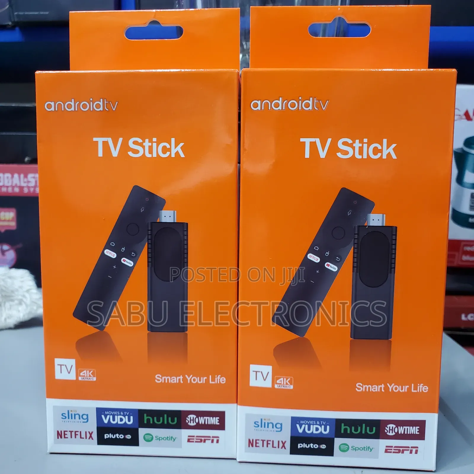 Android TV Stick With Bluetooth- - 2+16GB Internal Storage