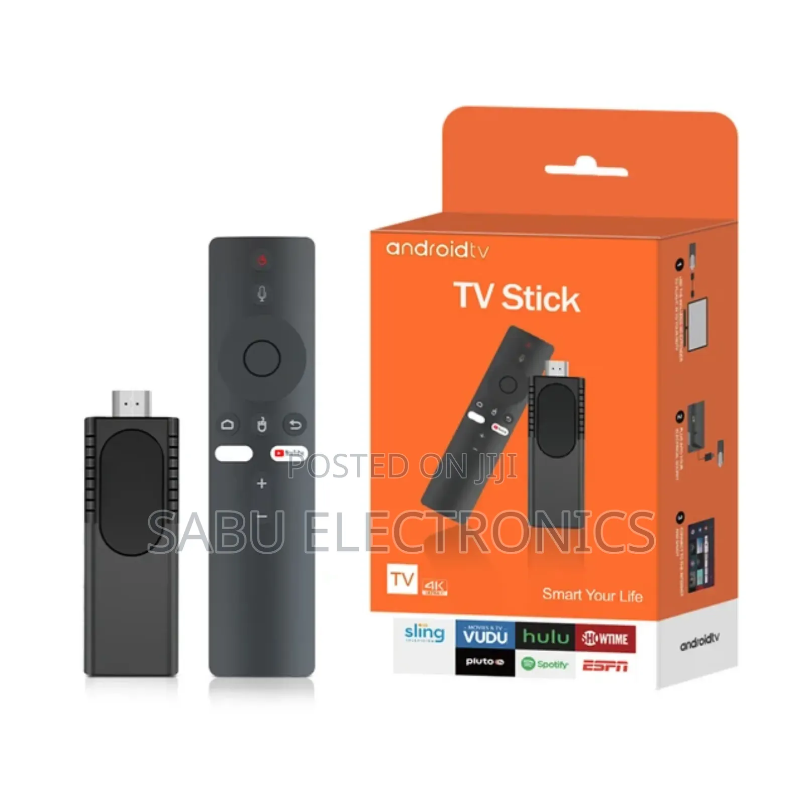 Android Tv Stick- Voice Command Remote and Bluetooth