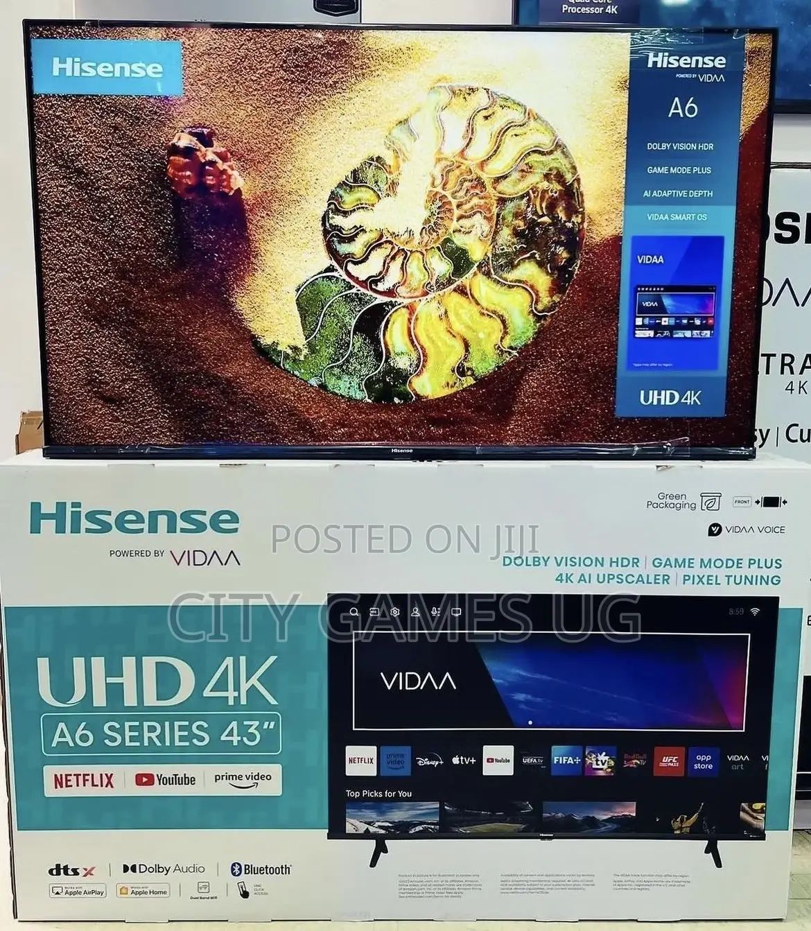 Brand New Hisense 43 Inches Smart Tv UHD