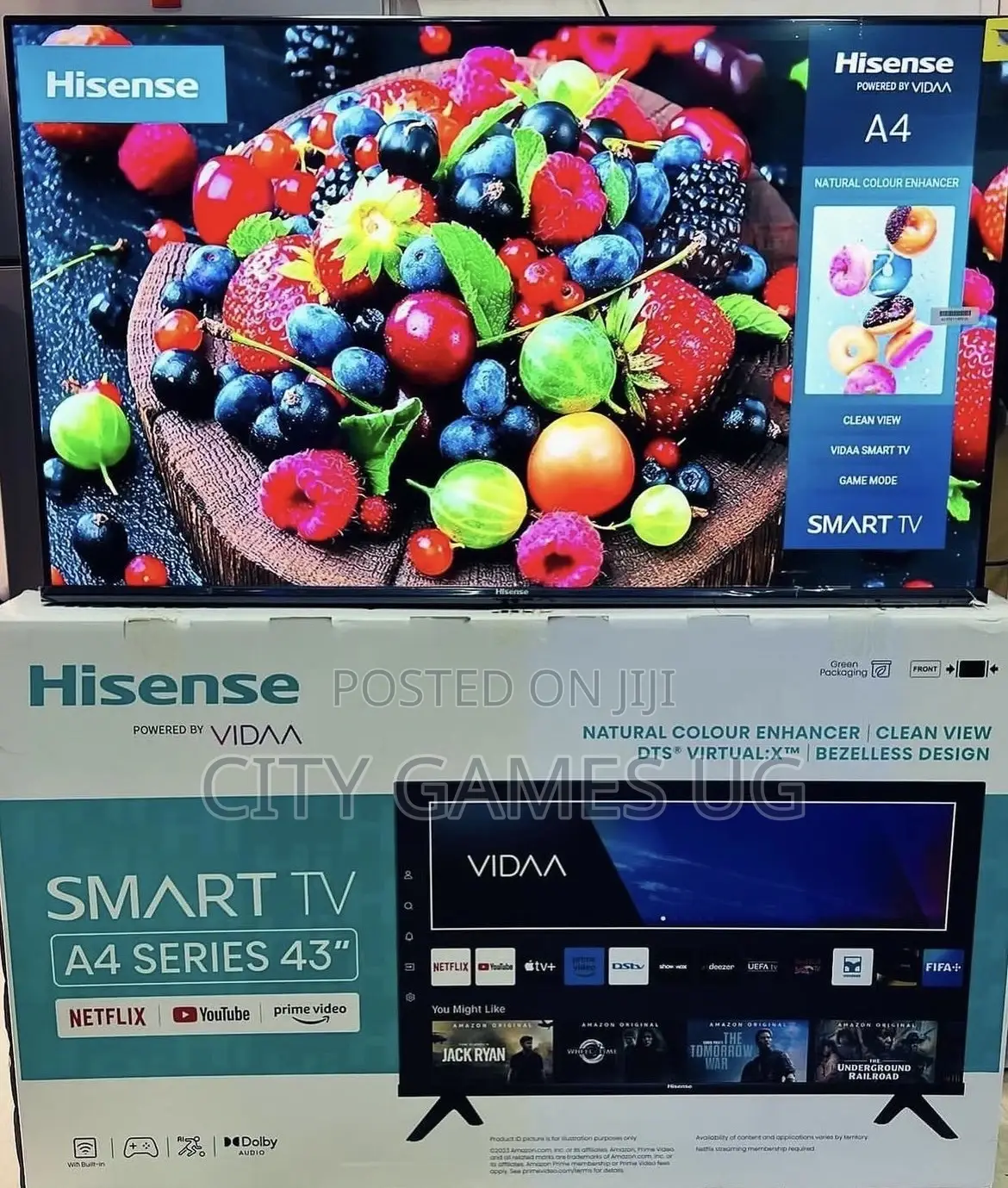 Brand New Hisense 43 Inches Smart Tv UHD