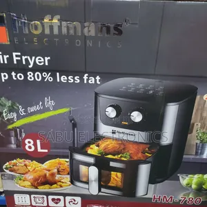 Air Fryer 8l- Hoffmans- 80% Less Fat- Cook Healthy