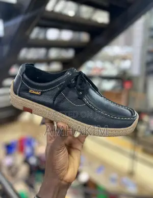 New Men’S Leather Clarks Casual Moccasins in Stock
