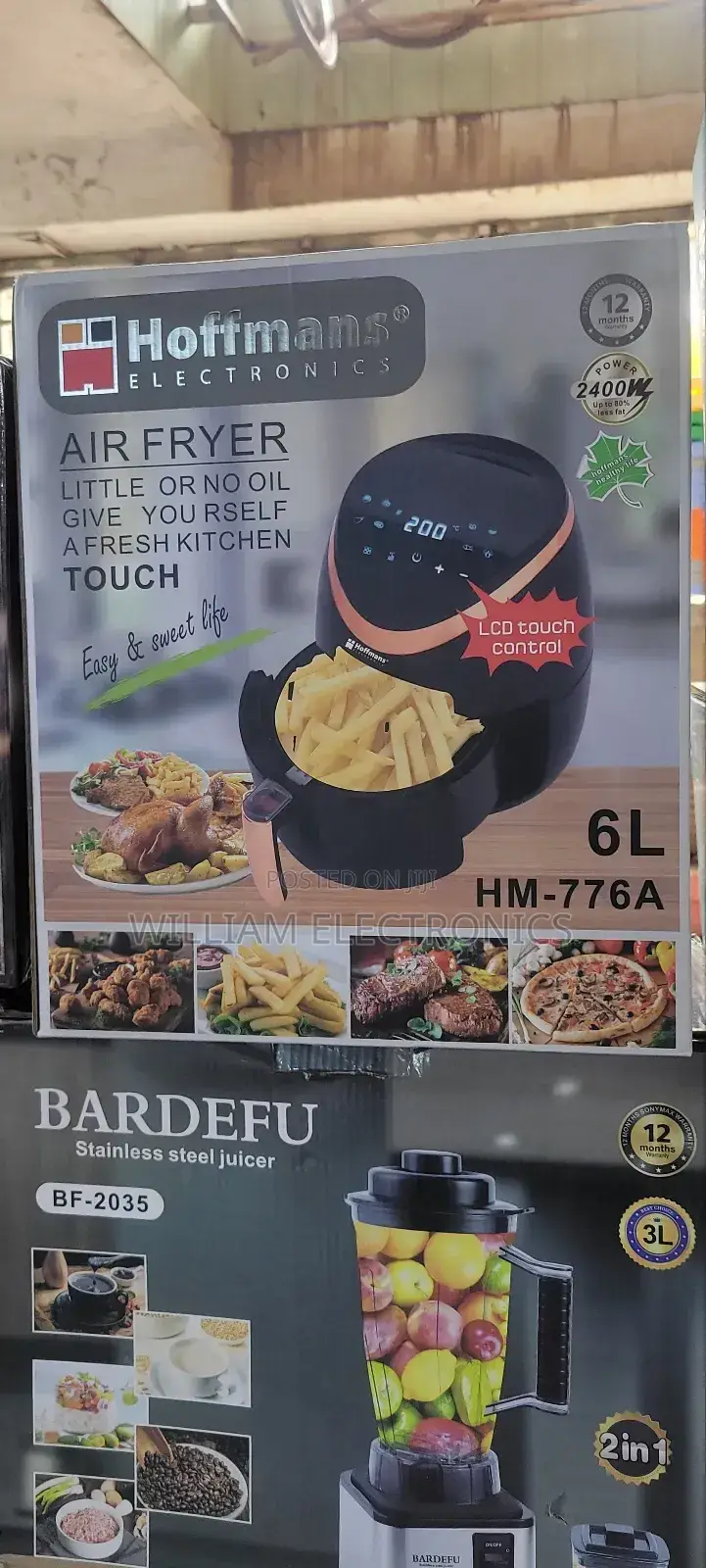 Hoffman Air Fryer 6L With Auto Shut-Off