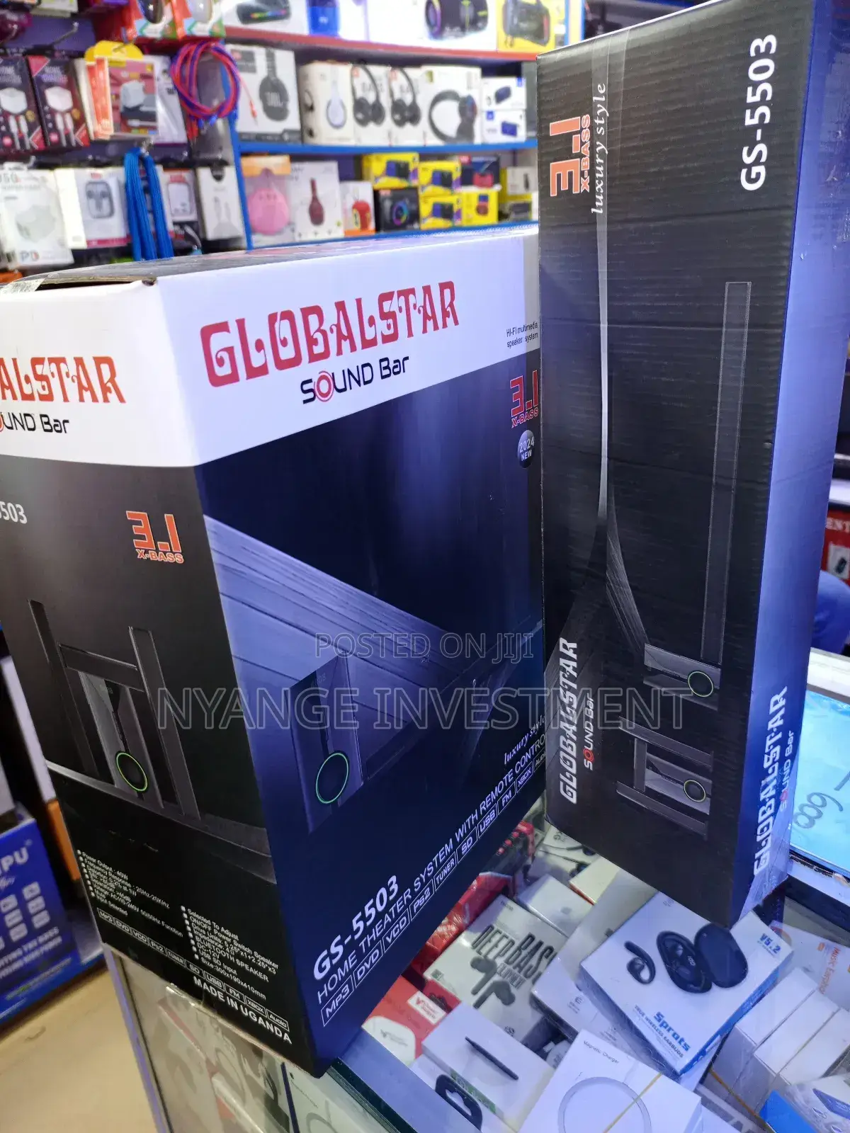 Global Star Home Theater and Sound Bar.