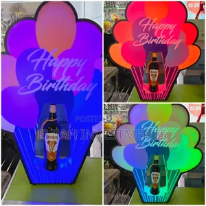 Brand New Acrylic Birthday Club Bottle Designs