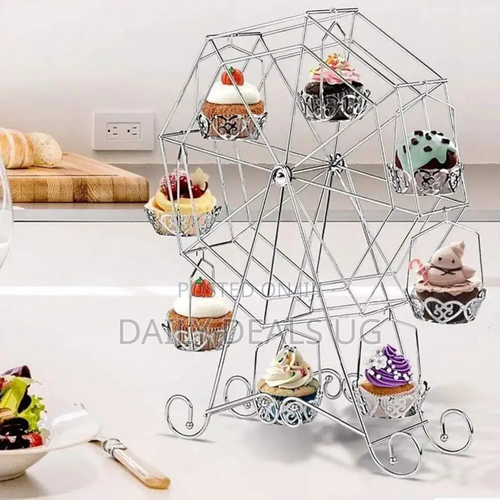 Metallic Cupcake Stand