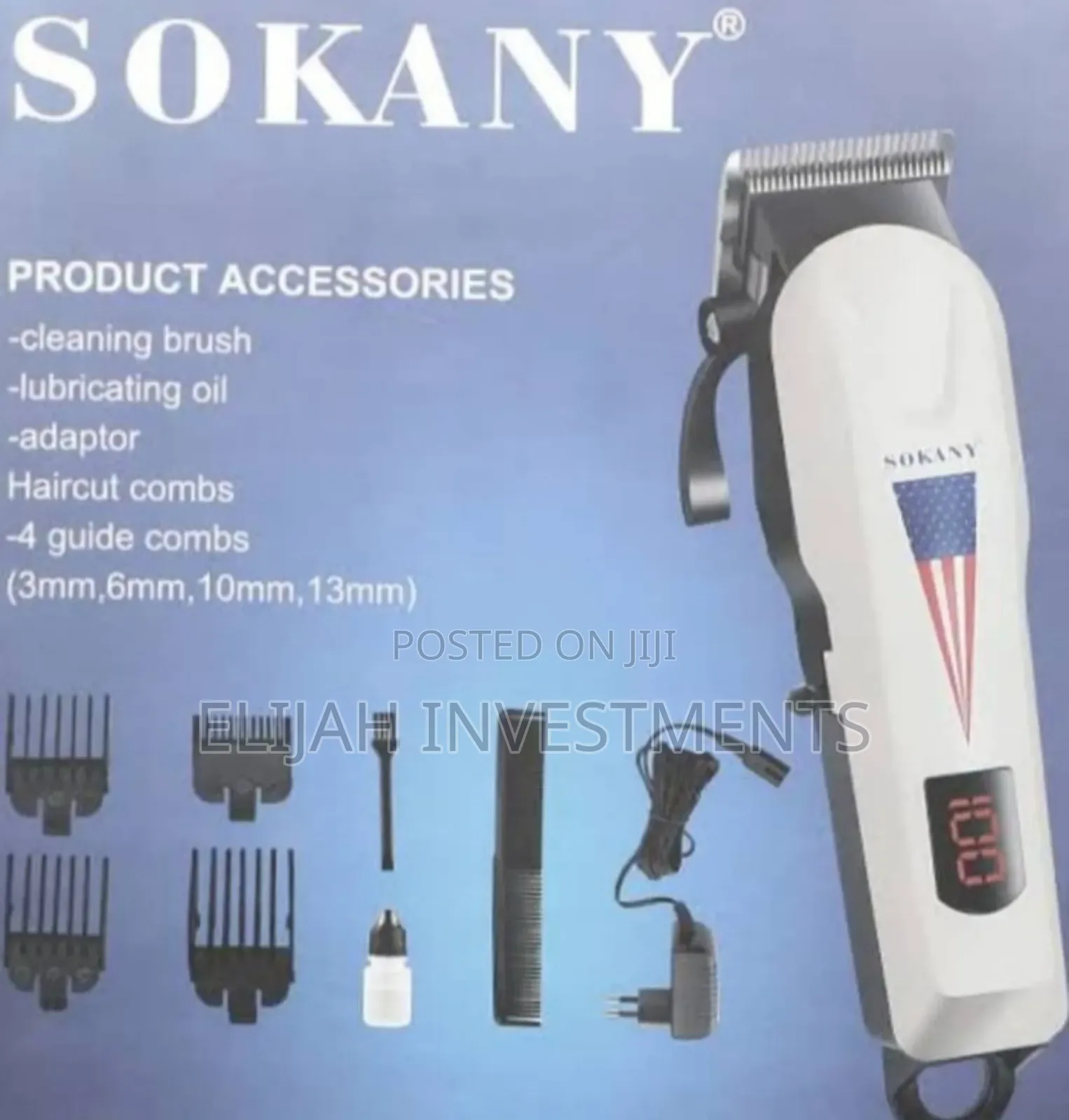 Sokany Durable USA Professional Clippers Set