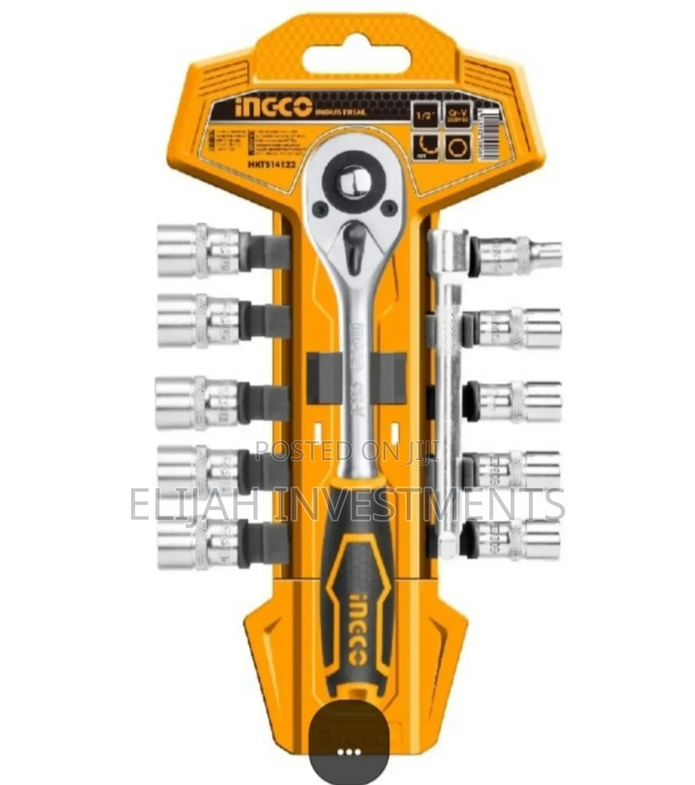 New Unique INGCO Socket 12pcs 1/4 Set