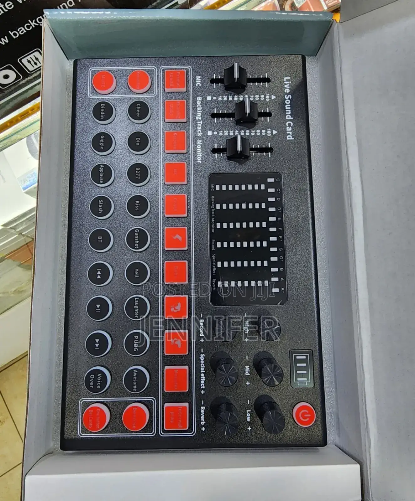 Live Sound Card Wit Effects , Voice Changer With BT