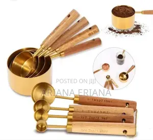 Photo - Gold Measuring Cups and Spoons Set