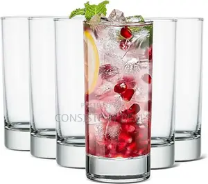 6 Pieces Transparent Juice Glasses