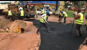 Access Road Construction Asphalt