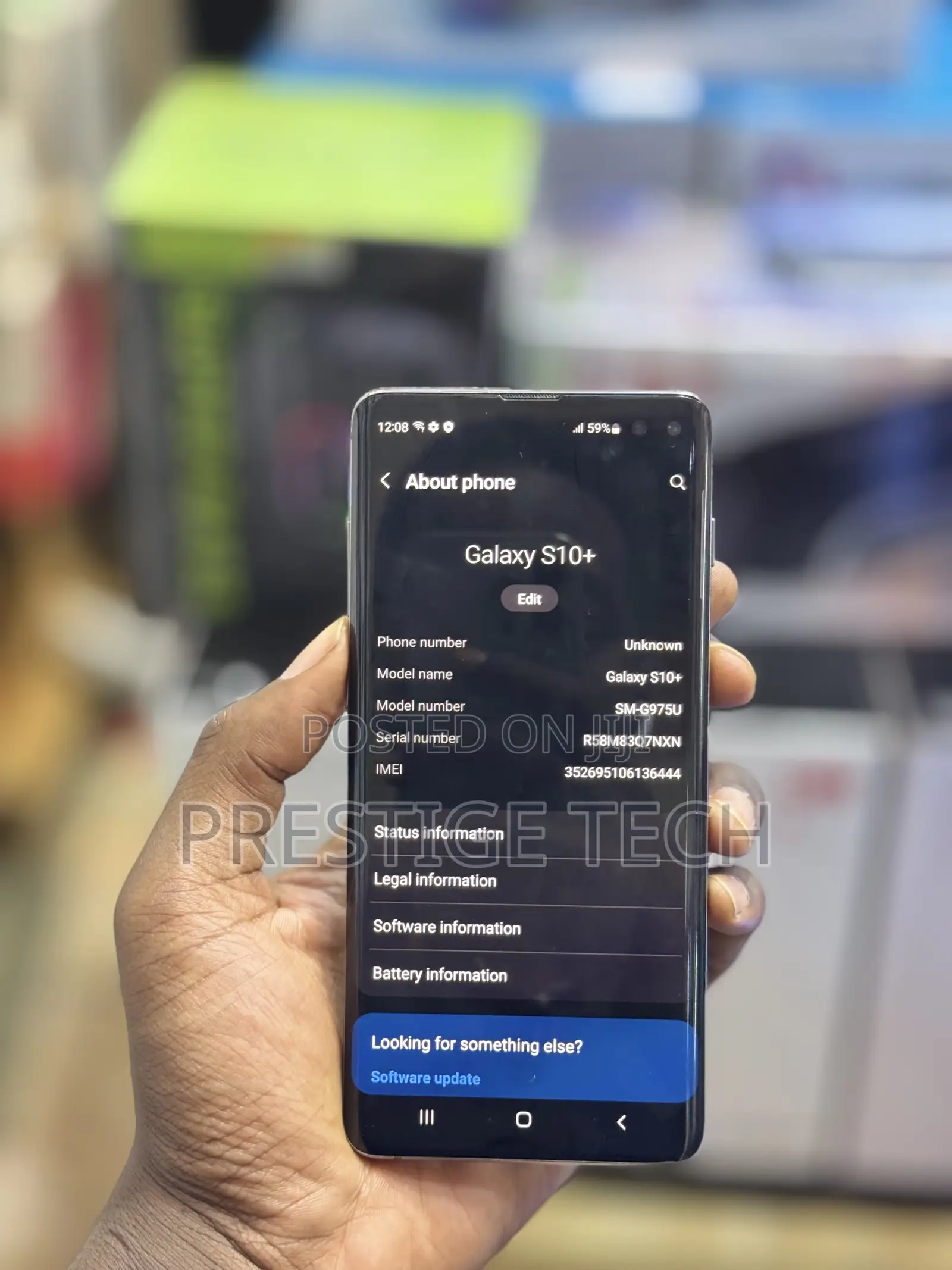 Samsung Galaxy S10 Plus 128 GB Black