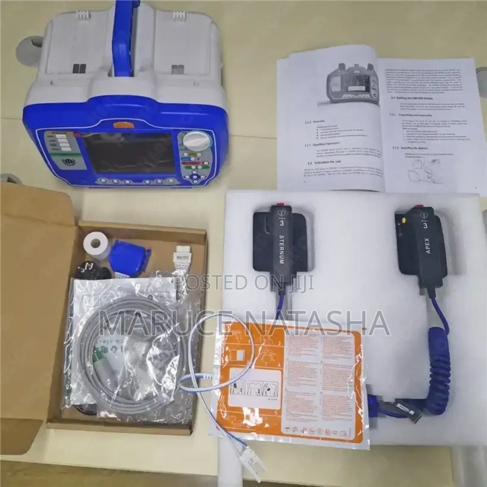 Potable Defibrillator With ECG