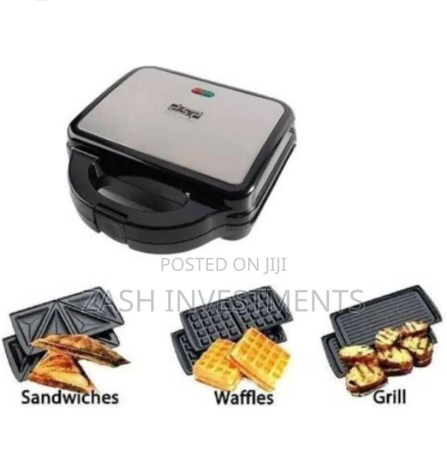 DSP 3 in 1 Waffle Maker Sandwich Maker
