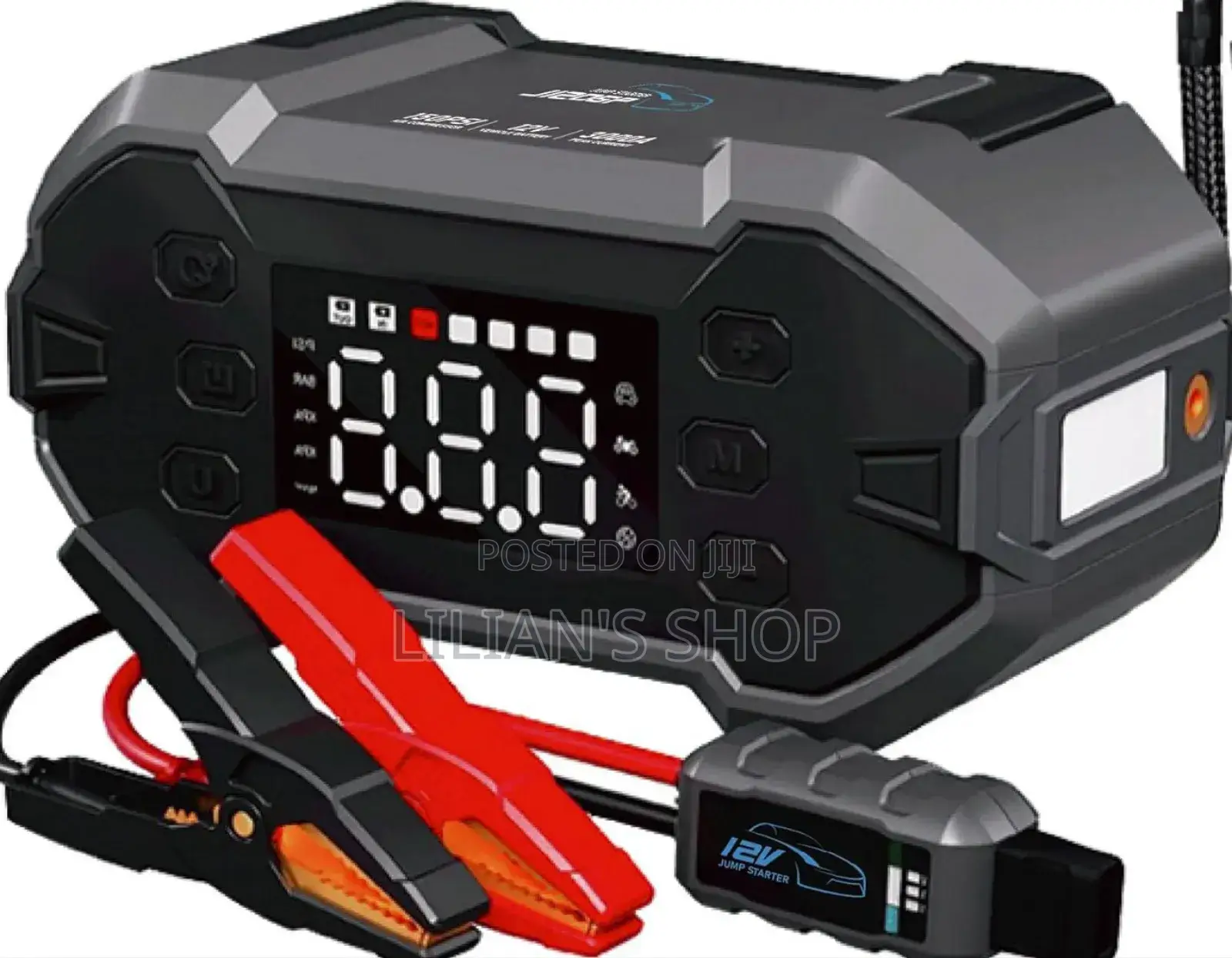 Greenkeeper 2in1 Carbattery Jump Starter and Air Compressor