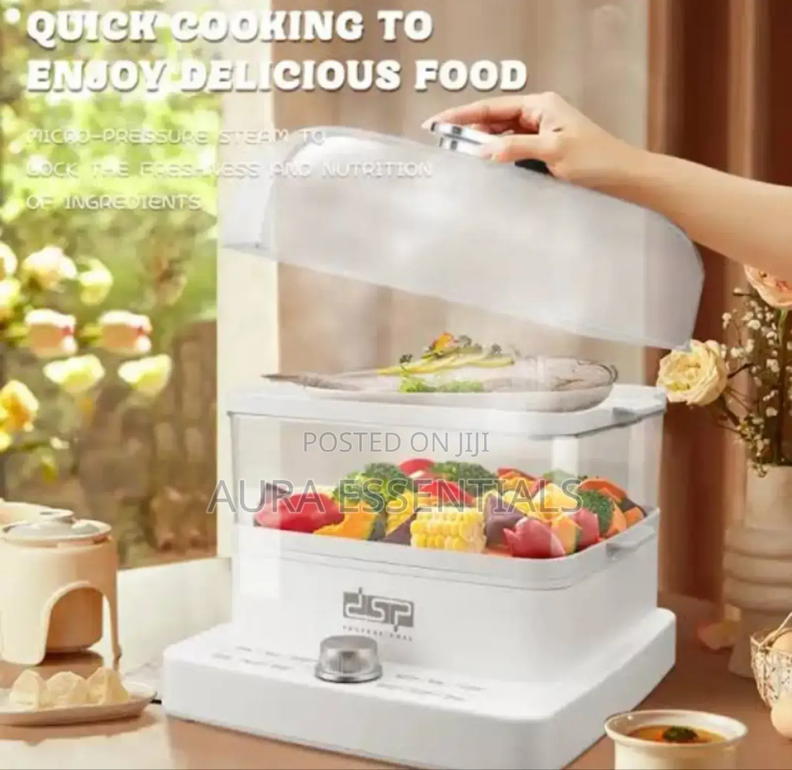 DSP Transparent Electric Food Steamer