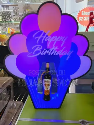 Happy Birthday Rechargeable Bar Bottle Holder