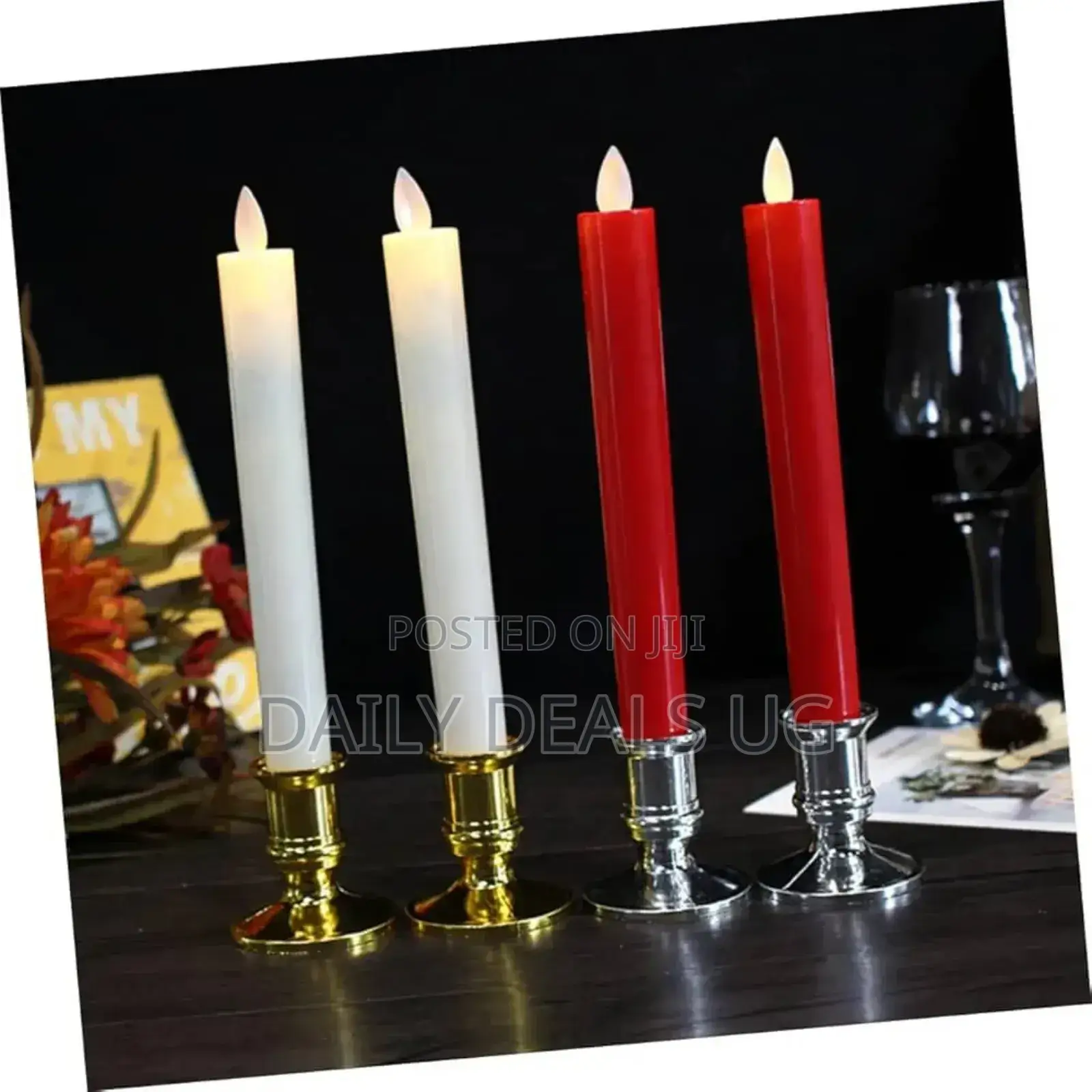 Smokeless Plastic Led Candle