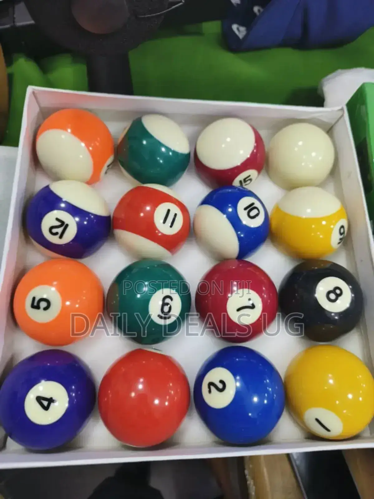 Pool Table Numbered Ball