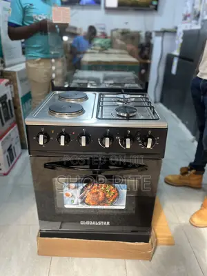 Global Star Cooker 2electric 2 Gas 60 by 50 Cm