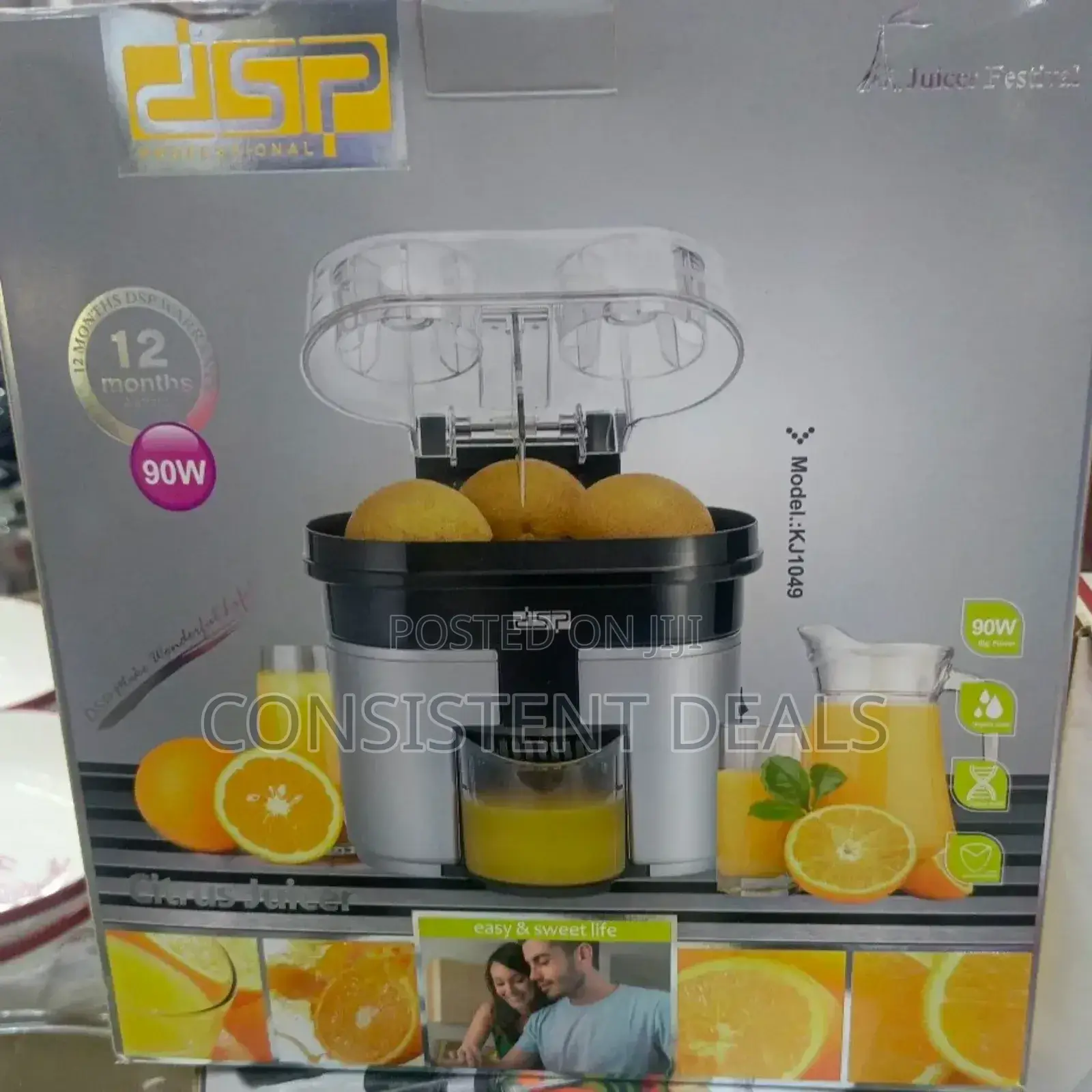 DSP Fast Electric Citrus Orange Lemon Juice Extractor
