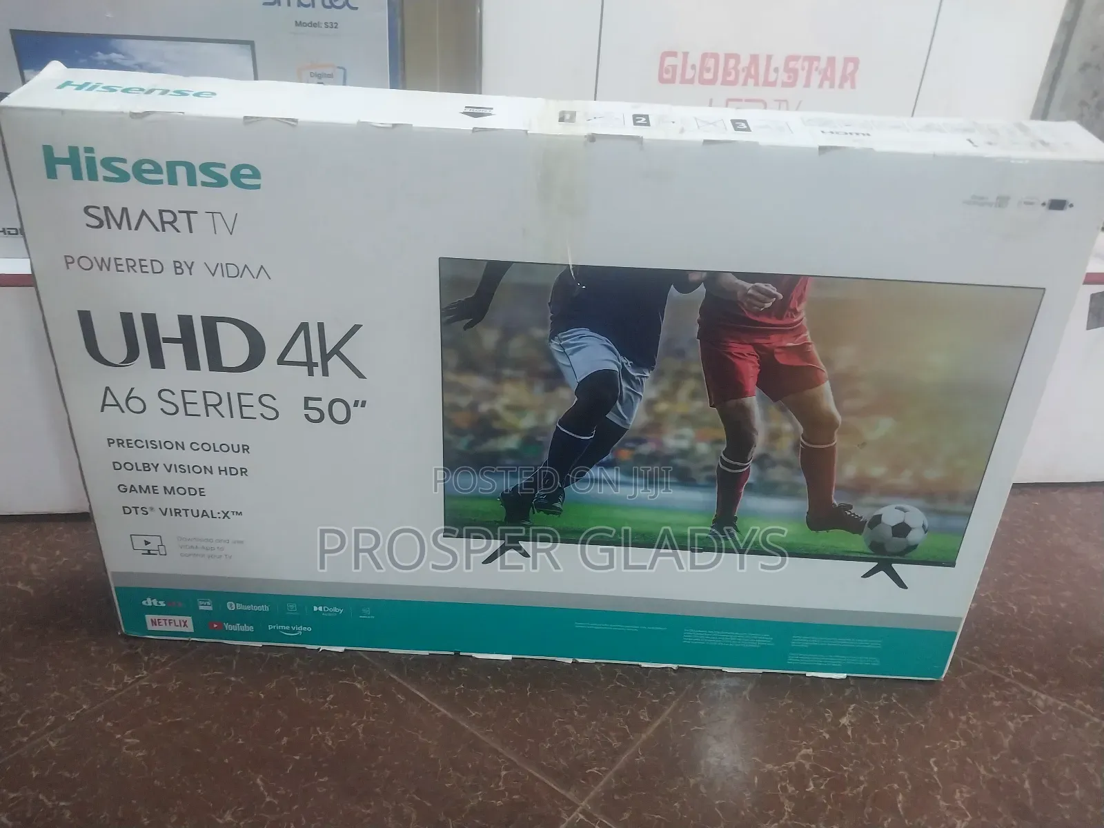 50 Inches Led Hisense Smart UHD Flat Screen Flameless.