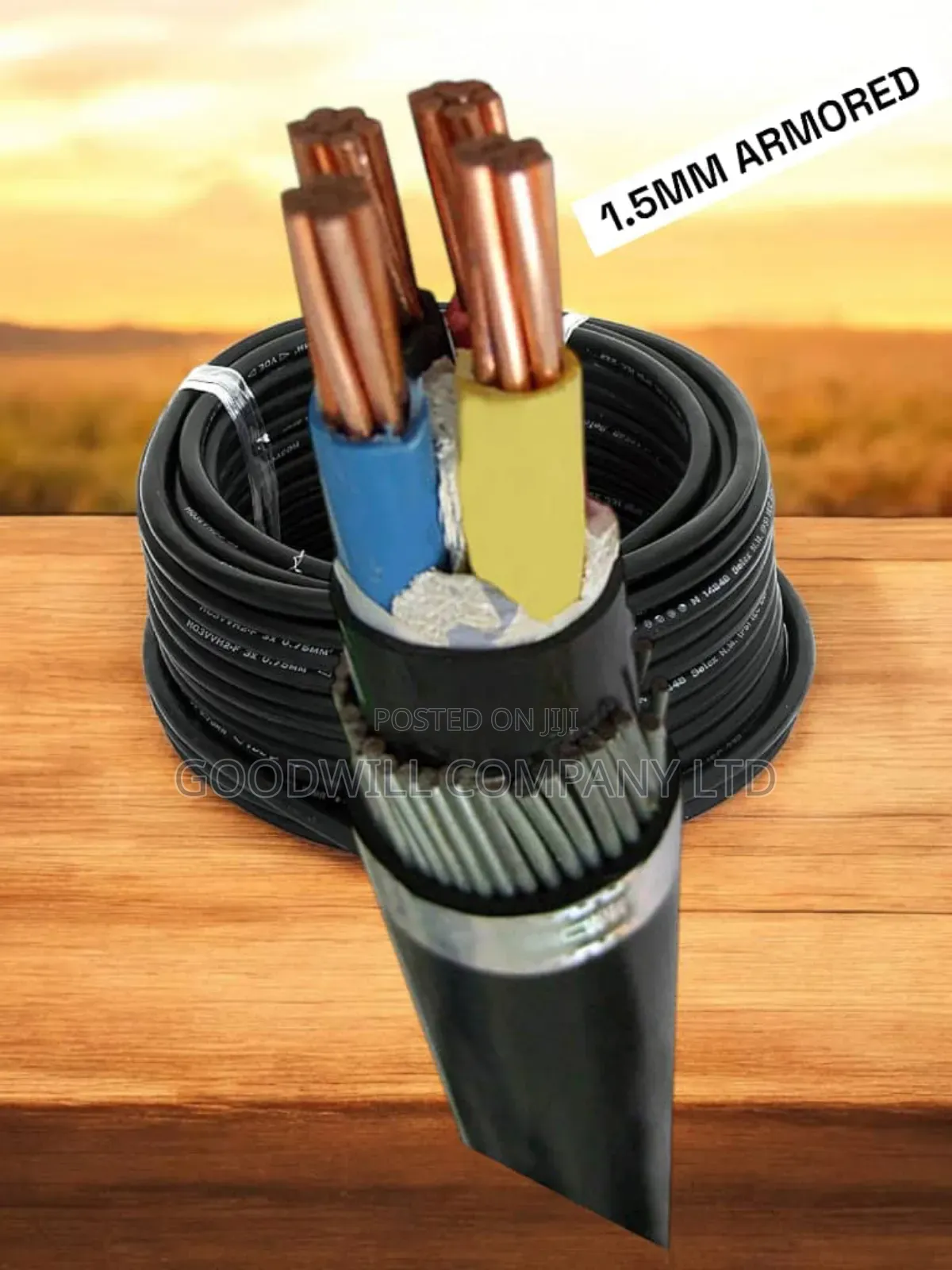 1.5mm Armored Cable/Underground Cable Pure Copper