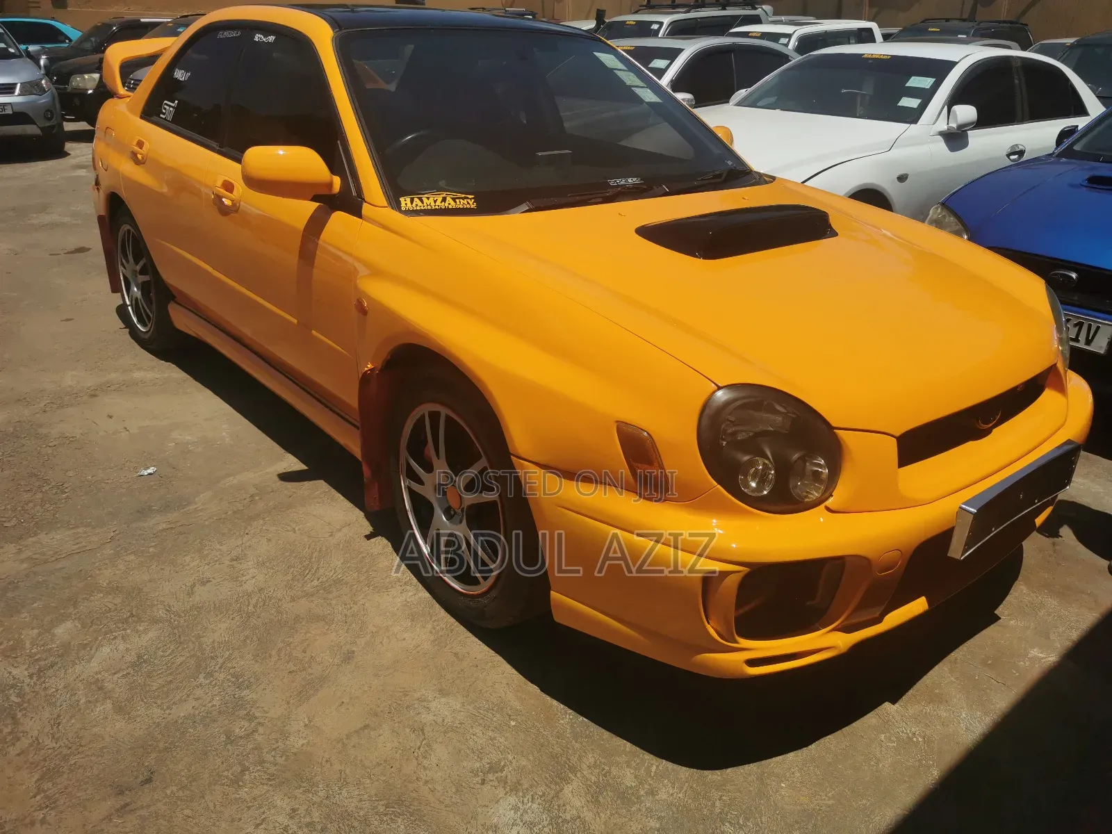 Subaru Impreza 2.0 WRX STi 2002 Yellow