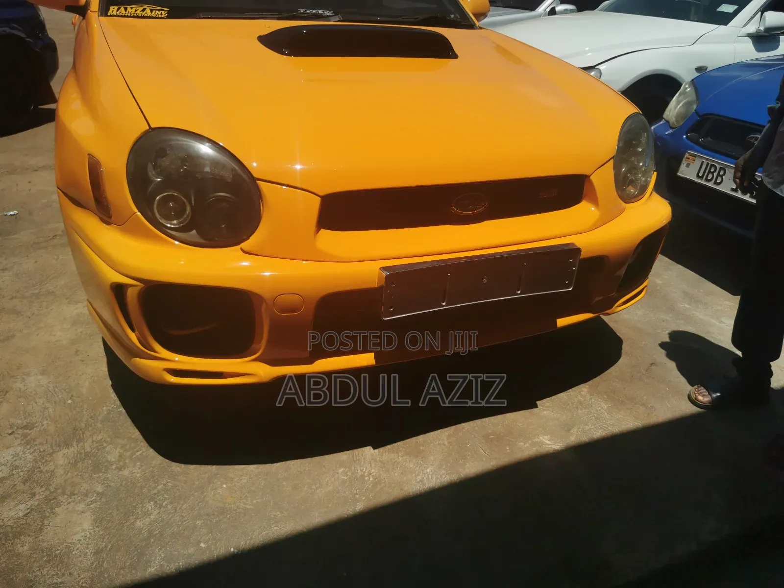 Subaru Impreza 2.0 WRX STi 2002 Yellow