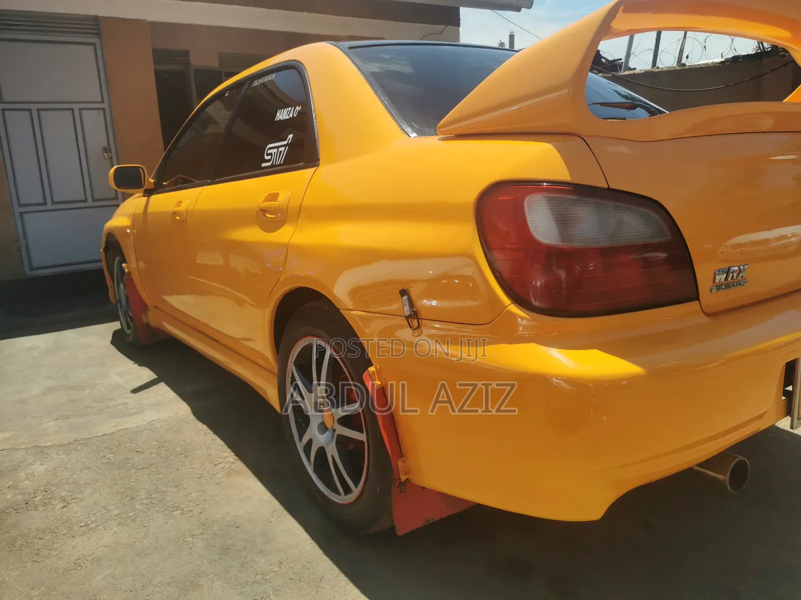 Subaru Impreza 2.0 WRX STi 2002 Yellow