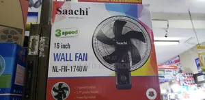 Saach Wall Fans Black