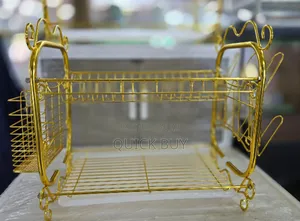 Stylish Royal Fold 2 Tier Goldy Dish Rack