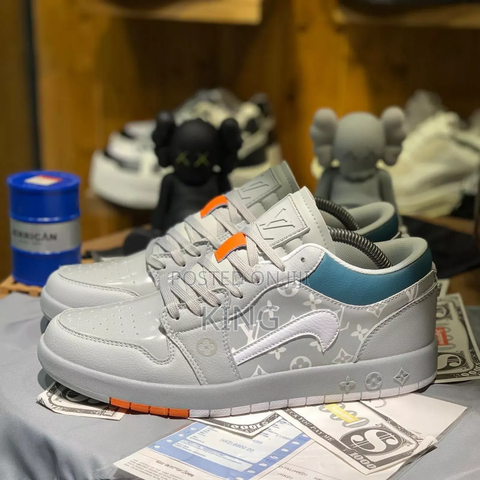 Vogue Air Jordan 1 Low Louise Vuitton