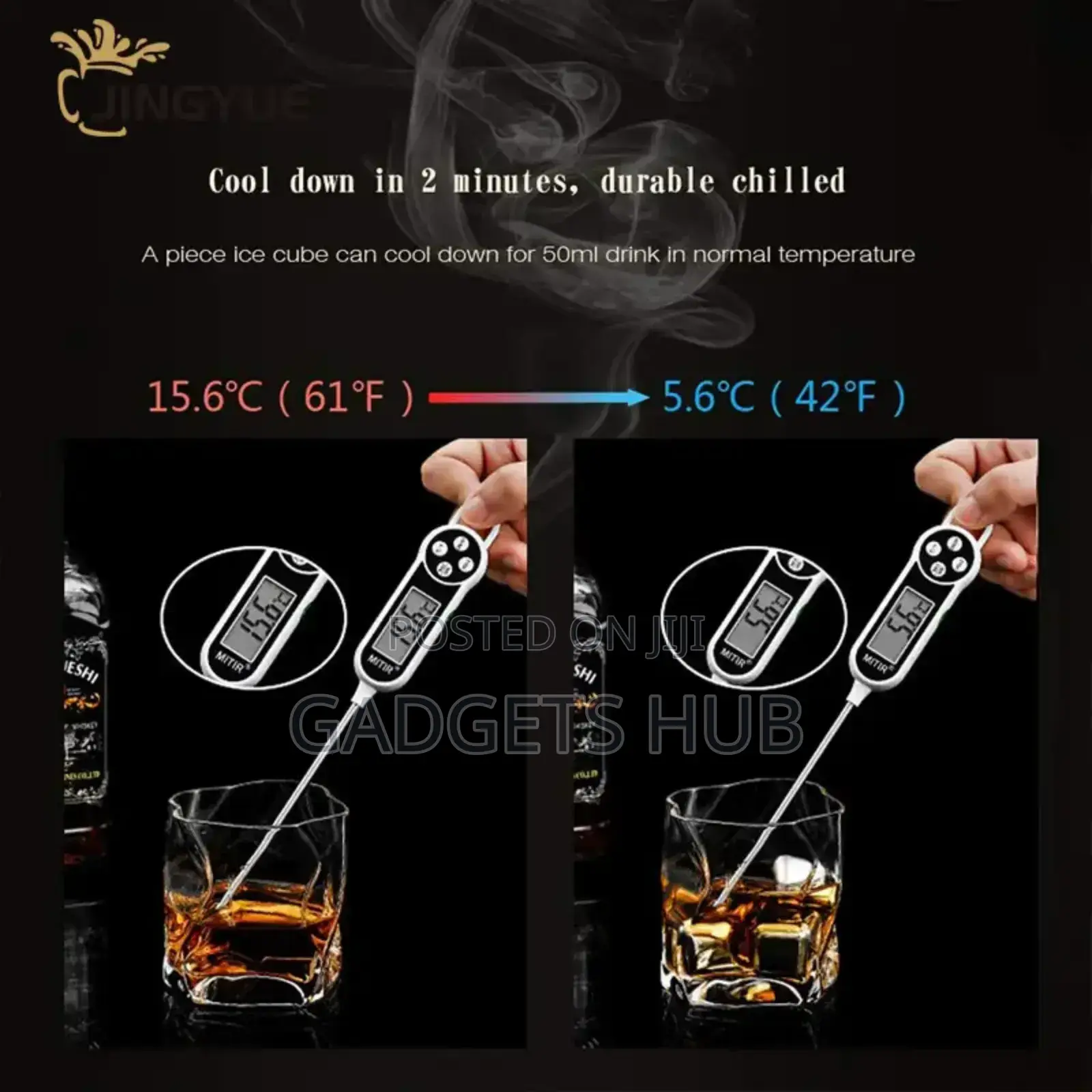 Food Thermometer BBQ Baking Room Temperature Electron Type