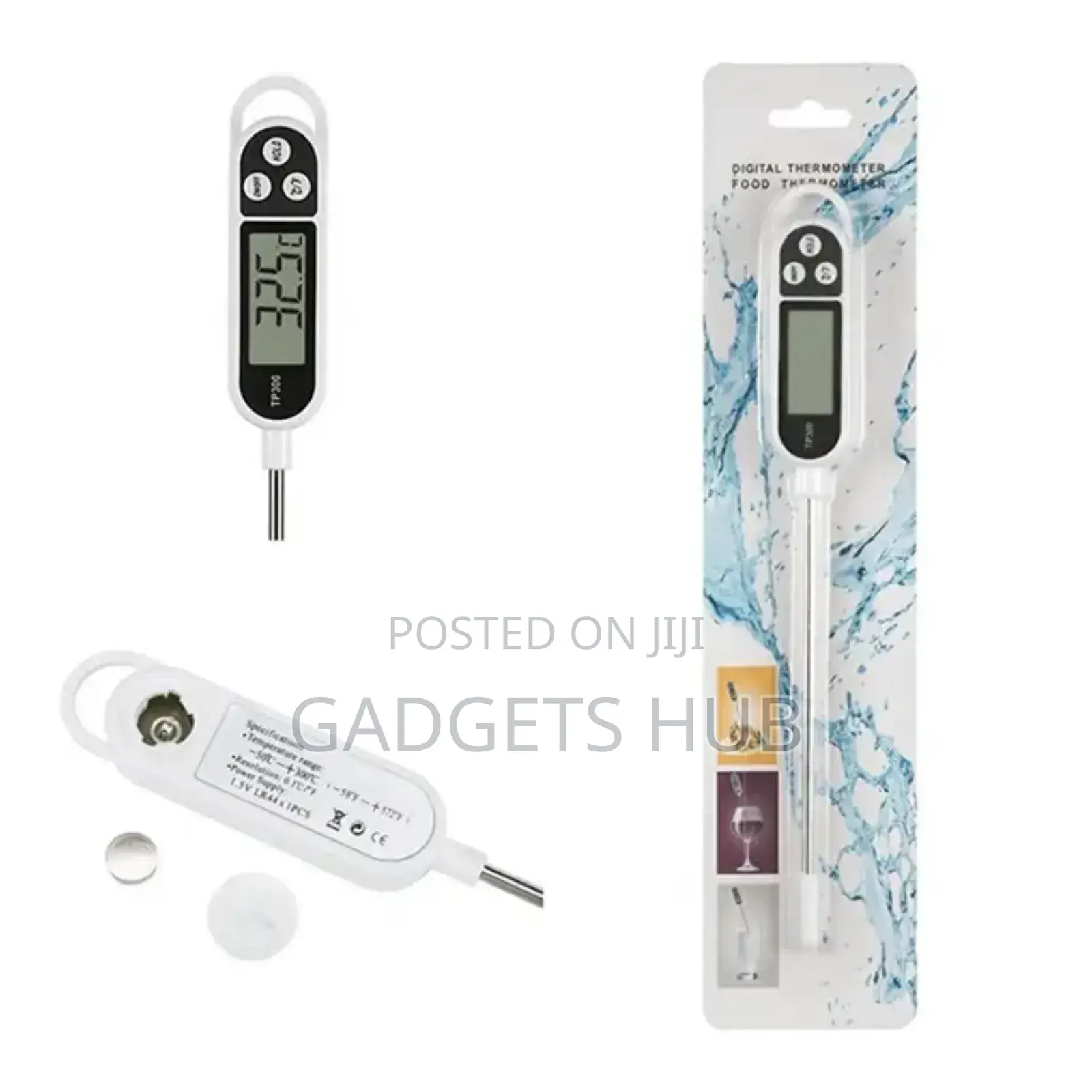 Food Thermometer BBQ Baking Room Temperature Electron Type