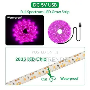 LED Grow Light Full Spectrum USB Grow Light Strip 5M 2835