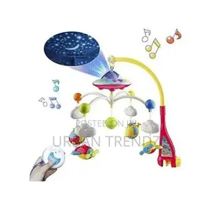 Baby Musical Bed Ring Crib Cot Dreamful Mobile Projection
