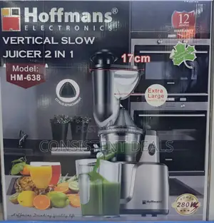 Hoffman Vertical 2in1 Slow Juicer
