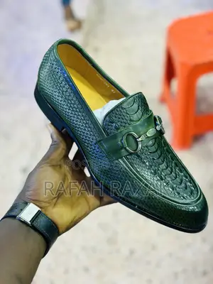 Original Green Leather Jonh Foster Formal Gentle Shoes