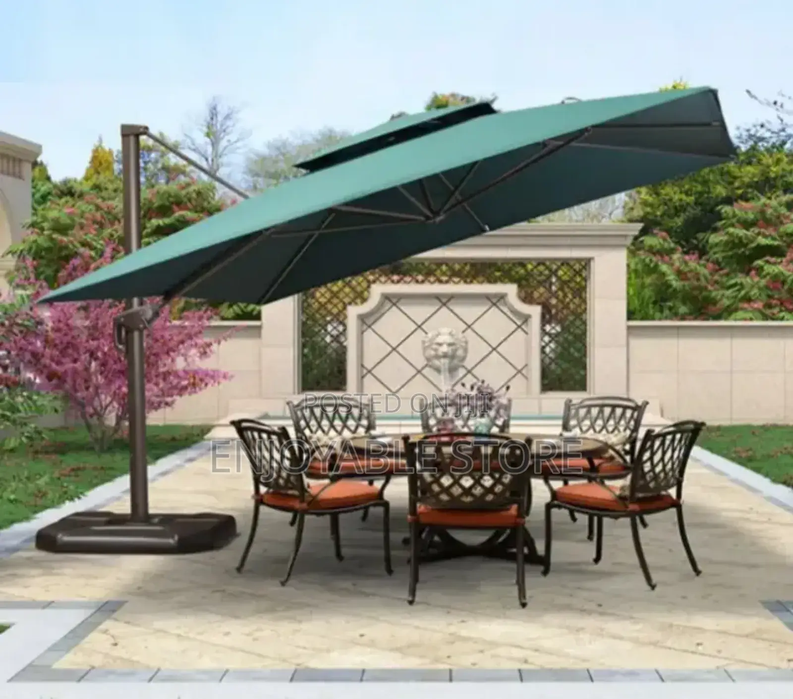 Executive Garden Business Umbrella Brand New 3×3