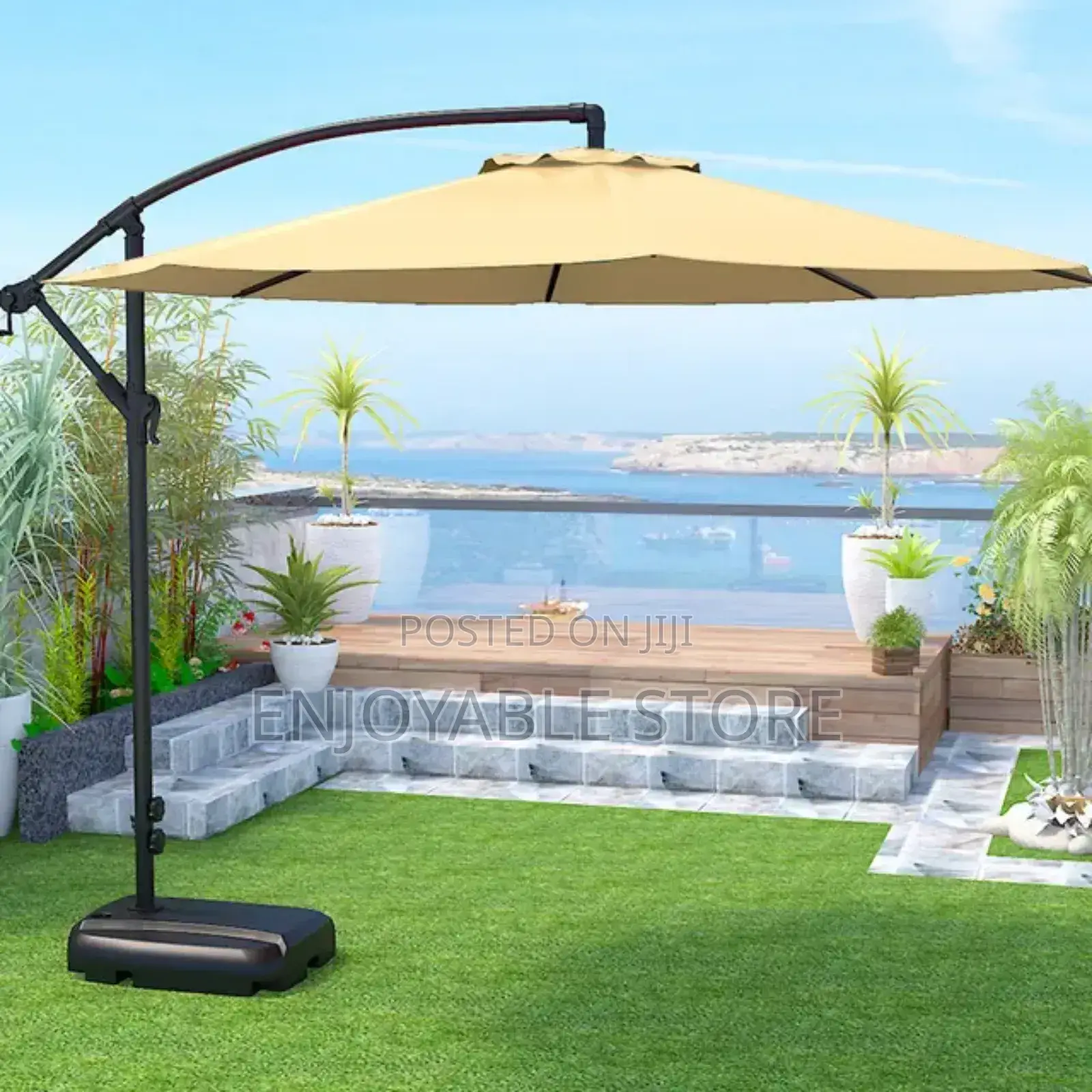 Parasol Umbrella With Its Base