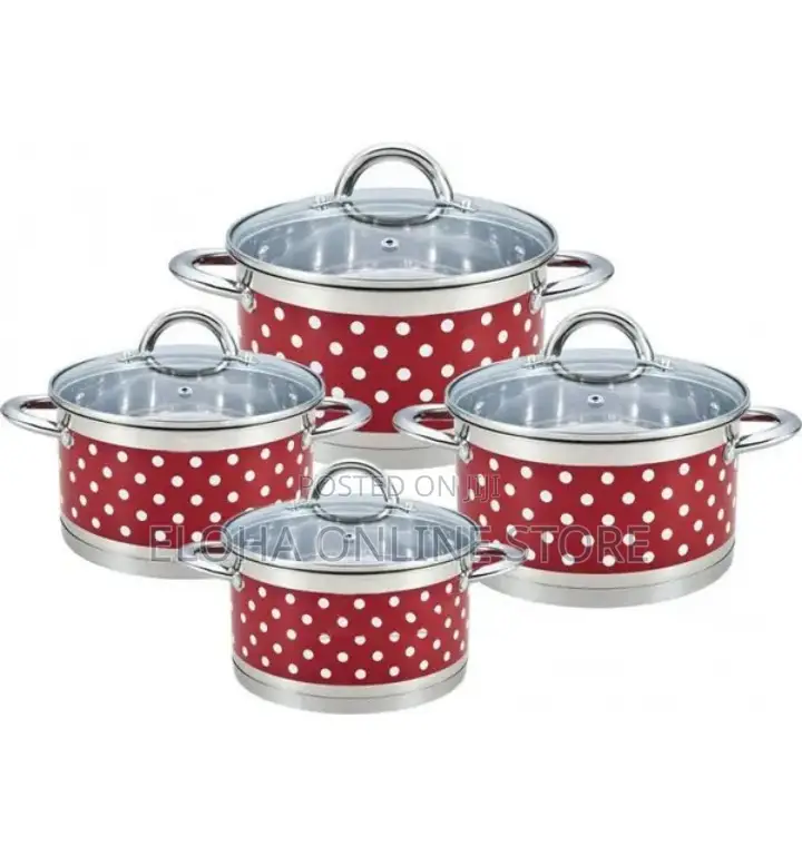 High Quality Stainless Steel Casselore With Glass Lids