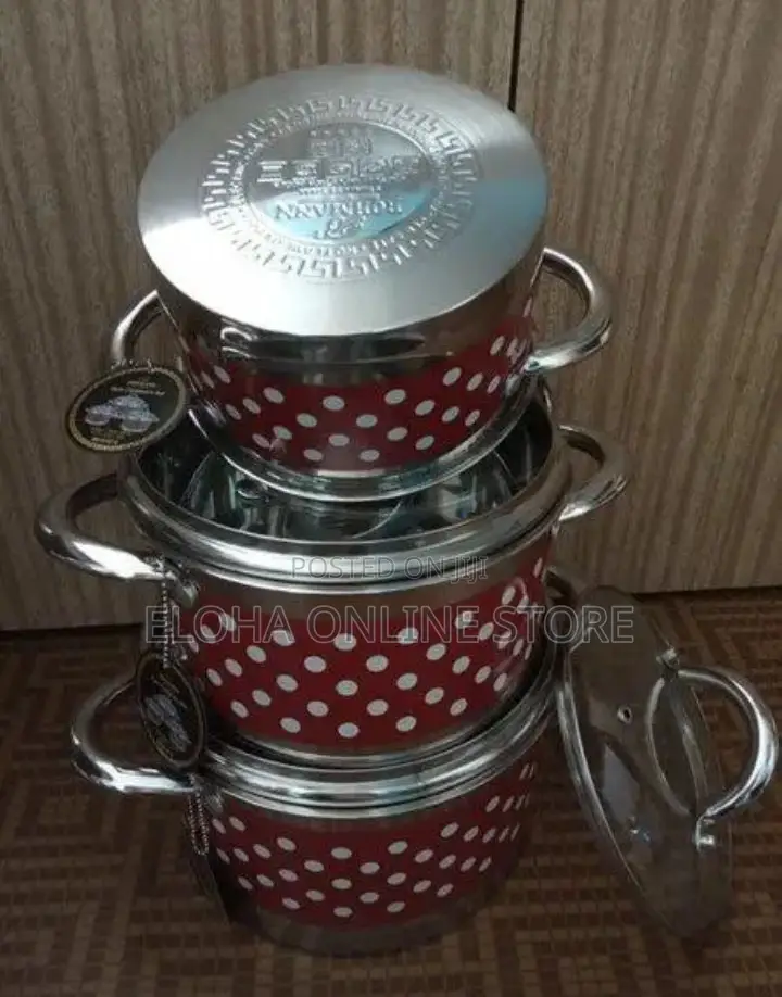 High Quality Stainless Steel Casselore With Glass Lids