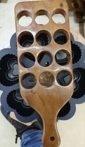 Wooden Shot Glass Holder