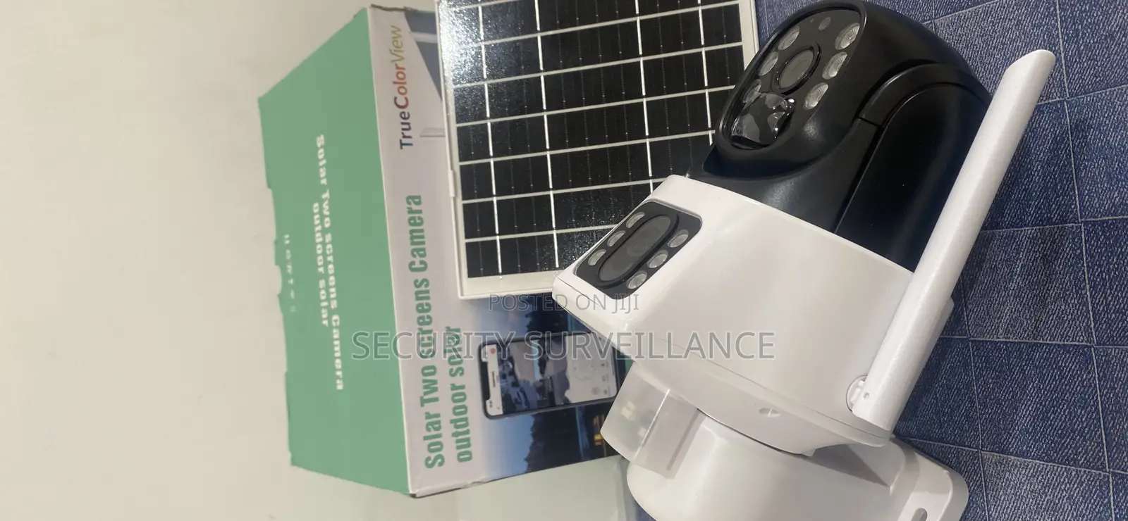 CCTV Solar Camera Dual Lens